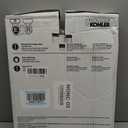 KOHLER 4636-RL-0 Cachet ReadyLatch Elongated Toilet Seat Slow Close, Soft Close Toilet Seat Quiet Lid, Contoured Grip-Tight Bumpers Installation Hardware, Apartment Essentials, White
