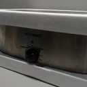 26Qt Turkey Roaster Oven Buffet with Self-Basting Lid, 1450W Electric Roaster Oven with Cool-Touch Handles, Stainless Steel Roaster Oven with Removable Pan and Rack, Silver