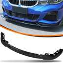 Front Bumper Lip Splitter Custom Fit for 2019-2022 BMW G20 G28 M Sport 3 Series Sedan 330i 330e M340i Front Chin Spoiler Lower Lip,Glossy Black