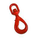 Swivel Self-Locking Hook 6944 lbs Grade 80 Swivel Self Locking Hook Heavy Duty Swivel Lifting Hook Swivel Lifting Hook Hoist Hook Sling Heavy Cargo 3.15ton