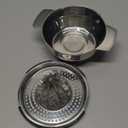Lemon Orange Squeezer, Manual Juicer Stainless Steel Citrus Juicer Hand Press Lemon Squeezer with Bowl Juicer Strainer