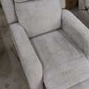 Manual Glider Recliner Sofa Chair, Home Theater Seating, Wall Hugger Manual Reclining Nursery Chair for Bedroom/Living Room/Office/Apartment, Grey