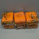 Honoson 60 Pcs Mini Thank You Gift Bag with Handle Bulk 4 x 2.75 x 4.5'' Small Paper Foil Bag for Wedding Gift Wrapping Birthday Party(Orange)