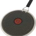 MIRACLE Indian Roti Tawa 34cm  2.3 mm Thickness Cast Iron Pan with Folding Handle  Naturally Seasoned Non-Stick Surface  Perfect for Dosa, Tortillas & Parathas  Gas & Induction Compatible