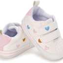 Clowora Baby Boys Girls Shoes Non-Slip Rubber Sole Sneakers Infant First Walking Toddler Crib Shoes Newborn Loafers Flats. (11/Multi-Color,12-18 Months)