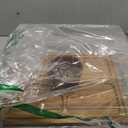 Large Cake Stand with Lid, 17 Rectangular Multi-Functional Cake Holder, Acacia Solid Wood 2-in-1 Dessert Table Display Set, Charcuterie Board for Cheese ,Fruit Platter, Acrylic Cake Dome Cover