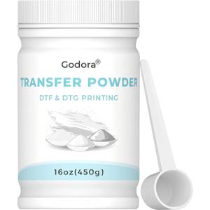 DTF Powder, White Hot Melt Adhesive for DTF Transfers, 16 oz