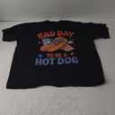 Its A Bad Day To Be A Hot Dog Funny meme HotDog usa flag TShirt (No Size)