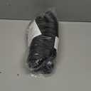 4 Pack 1/2" x 10' Boat Fender Lines - Marine Grade Nylon Boat Rope with 10" Loop for Tying Fenders and Docking Small Boats - Double Braided Dock Lines, Easy Handling, Fray Resistant - Black