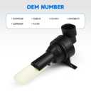 20999338 Windshield Washer Fluid Level Sensor Compatiable with Cadillac Escalade&Tahoe 2006-2014, Chevrolet Suburban, GMC Sierra/Yukon, OEM Replace#15213911,5S8018,FLS121,GM1288171,22845369,1814782