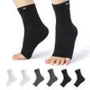 WANDER Compression Socks for Plantar Fasciitis, Foot & Ankle Brace Socks for Sprained - Achilles Tendonitis Relief Heel Spurs, Foot Swelling & Fatigue Arch, Support Brace Ankle Sleeve, M