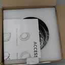 Magnetic Dryer Vent Coupling Connector Kit  DV180 Airtight Seal, Quick Connect, Includes 4"x3.3ft Duct & 2 Clamps