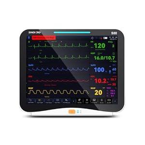 SINOHERO Veterinary Monitor 10.1'' Multi-Parameter Touch Screen Pet Monitor for Cat, Dog,Cow,Pig,Horse and Other Animals (Standard Version with ETCO2)