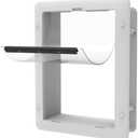 Essential Pet Door for Screens, Doors and Walls up to 2.17" Thick, for Dogs and Cats up to 11 lbs, Small, White