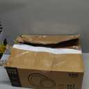 N9R 600PCS Disposable Plastic Plates, Gold Plastic Dinnerware Set Includes 100 Dinner Plates, Dessert Plate, Cups, Spoons, Forks, Knives for 100 Guests, Perfect for Party, Wedding, Birthday