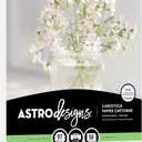 Astrodesigns Cardstock, Bright White, 97 Brightness, 8.5" x 11", 65 lb., Thick & Durable Paper, 50 Sheets, Perfect for DIY Projects, Card Making, Scrapbooking & Invitations (91334-01)