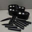 Upgraded Solar Animal Repellent Outdoor Deer Repellent Devices with Motion Sensor & Flashing Light,Ultrasonic Deterrent Control for Cat Squirrel Raccoon Dog Rabbit Skunk for Yard Garden,4 Pack Black