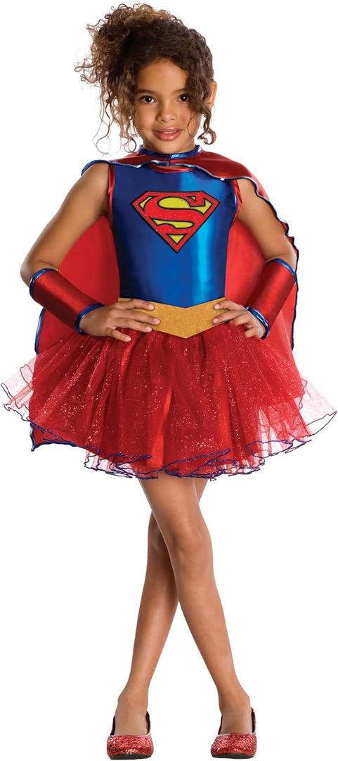 Rubies DC Comics Superheroes: Supergirl Costume Dress for Kids, Girl's Medium