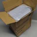 YORY 3 cup Plastic Food Storage Containers with Lids Nestable Freezer Dishwasher Safe Rectangle Container Set,5-Pack