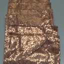 6 Pack Rose Gold Sequin Table Runner 12 x 108 Inch, High Density Sparkly Glitter Table Runners for Wedding Reception, Birthday Party, Baby Shower, Shimmering Pink Decor