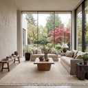 nuLOOM 5x8 Daniela Jute Tassel Hand Woven Area Rug, Off White, Solid Chunky Farmhouse Design, Natural Fiber, For Bedroom, Dining Room, Living Room, Hallway, Office, Entryway 5' x 7'6" (Rectangular), Off White