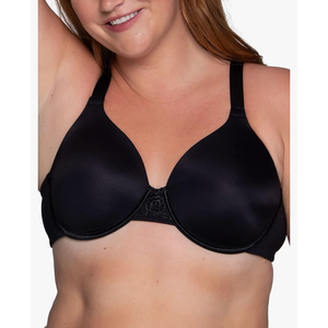 Vanity Fair Women's Full Figure Beauty Back Smoothing Bra, 4 Way Stretch Fabric, Lightly Lined Cups up to H 46C