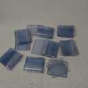 Extra Thick Horizontal ID Card Name Tag Badge Holder with Waterproof Type Resealable Zip (Holders, 100Packs)