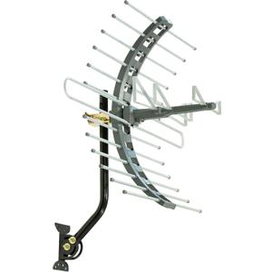 GE 29884 Pro Outdoor/Attic Mount Antenna - Long Range with Compact Design Outdoor / Attic HDTV Antenna for VHF / UHF Channels - 70 Mile Range