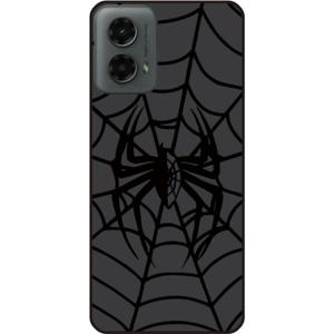 Cute Phone Case Compatible for Motorola Moto G Power 5G 2025, White Spider Web Halloween Designed Soft TPU Anti-Fall Anti-Scratch Shockproof Bumper Protective Phone Cover