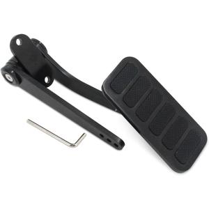 Universal Dual Contorl Gas Pedal Accelerator,Aluminu Throttle Pedal Assembly Compatible with Chevy Ford Mopar Street Rat Rod