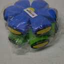 2PCS Dog Flying Disc Toy, Pet Toy Flying Saucer Ball with 3 Light for Dogs, Dog Toy Outdoor Toy Doggy Disc Ball, Outdoor Games (Green+Blue)