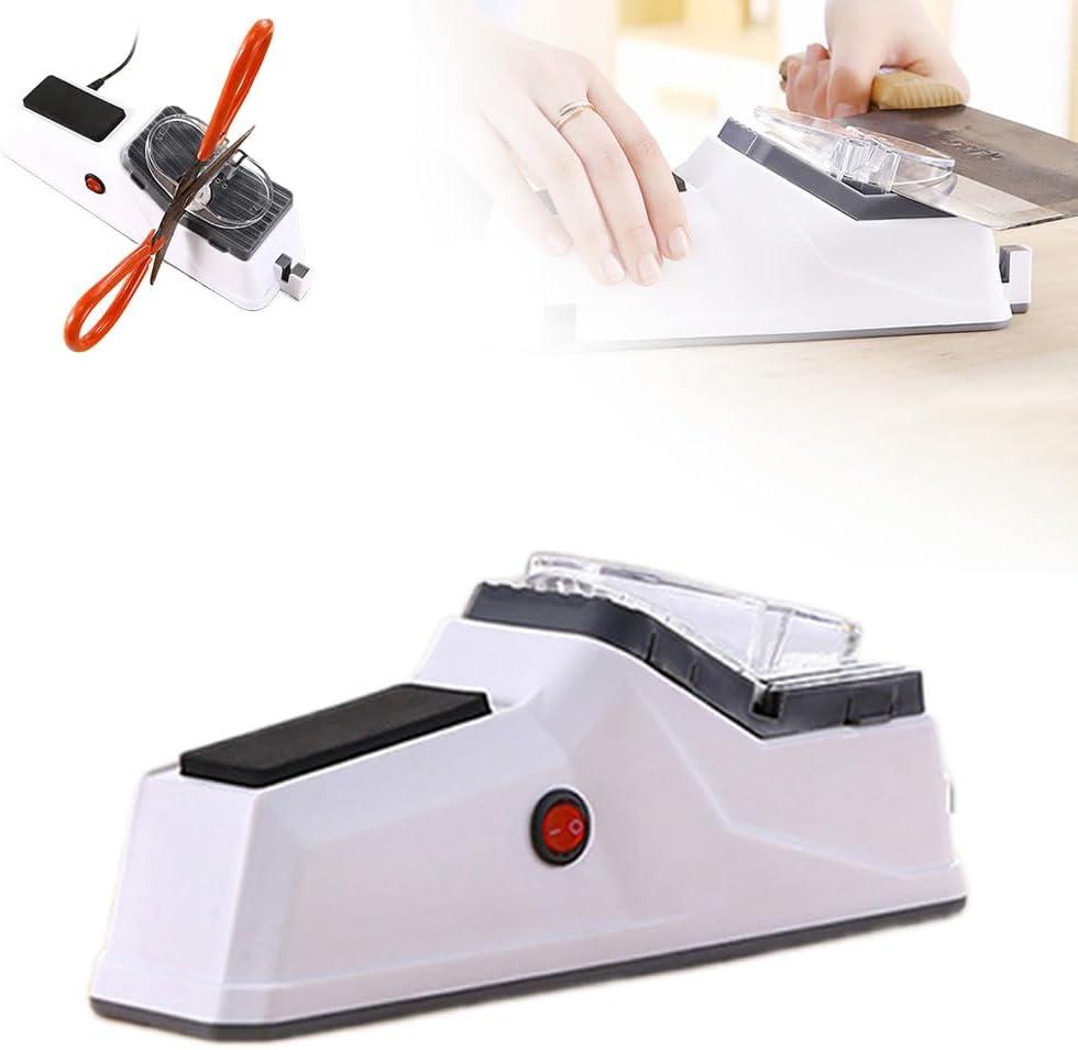 Leiteea Electric Knife Sharpener, 2025 Upgrade Automatic Double Sided Knife Sharpener Tool for Home Kitchen (1 PCS)