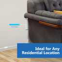 LIDER Flat-Face Outlet Extender with 3 Receptacles, Ultra-Thin Wall Plate Plug with Cord Extender and 3-Outlet Power Strip, 3ft Cord, LWE3-315-W, ETL-Listed, White