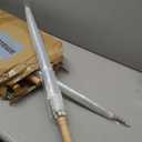 24 Pcs Wedding Umbrellas Bulk, 41 Inch Wedding Stick Umbrellas with Wooden Handle Large Canopy Windproof Rain for Bride Groom Bridal Shower Party Decor (Clear)