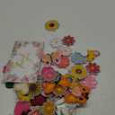 NICEVINYL Random Iron on Patches for Clothing: 120PCS Flower Heart Patch Iron on Cute Butterfly Embroidered Sew Applique Repair Patches for Jeans Jackets Backpacks (120PCS Random Flower Patches)