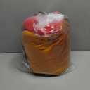 Houseri Yellow White Gradient Velvet Duvet Cover Queen Fluffy Ombre Orange Sherpa Bedding Duvet Cover Sets Full Extra Soft Comfy Orange Brown Flannel Fuzzy Duvet Covers, Queen Size