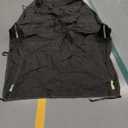 Universal Half Car Cover Waterproof All Weather, Black Car Covers for Automobiles Outdoor Indoor for All Season Waterproof Dustproof Uv Resistant Snowproof 7'×15'