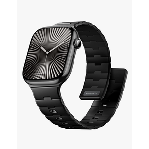 Magnetic Silicone Watchband Compatible with Apple Watch Band 42mm 41mm 40mm 38mm for Men Women, Strong Magnet Sport Strap for iWatch