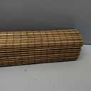 LazBlinds Cordless Bamboo Roman Shades, Privacy Blinds for Interior Windows, Room Darkening Roll Up Bamboo Blinds for Home & Patio, 27" W x 64" H, Highfield Teak