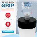 50 Strong Bulk Water Bottles 24-Pack 22 oz BPA-Free Sports Bottles with Easy-Open Pull Top Cap Made in USA Reusable & Top Rack Dishwasher Safe Brand