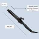 Bio Ionic Long Barrel Curling Iron with Moisture Heat Technology & NanoIonic MX Versatile Curling Wand - Multiple Barrel Sizes for Tight, Classic, Loose & Soft Curls