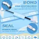 3 x White Bond and Seal Lash Glue Waterproof Clear Lash Cluster Glue For Eyelash Clusters Sleep Safe Sweatproof Long Lasting Invisible Lash Extension Adhesive DIY At Home by Zegaine