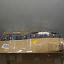 32" X-Large Reading Pillow for Sitting Up in Bed & Post-Surgery Recovery - Super Soft Adjustable Neck Roll Backrest Pillow, Washable Cover for Adults, Watching TV/Gaming (White)