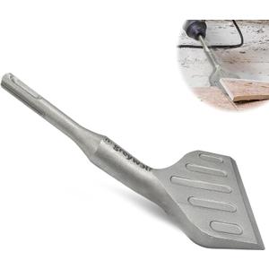 Greywolf SDS Plus Chisel Drill Bit, 3 Inch 20 Crank Angle Wide Bend Chisel, 40CrMo Alloy Floor Scraper, Tile Removal for SDS Plus Rotary Hammer Drill Attachment