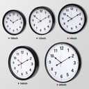 LEIKE Metal Large Wall Clock 24IN Black, Retro Silent Quartz Battery Operated, Decorative for Patio, Kitchen, Living Room, Bedroom, Pool