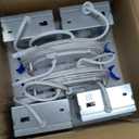 Meconard 4 Pack 4 Inch LED Recessed Ceiling Light with Junction Box, 3000K/4000K/5000K Selectable, 9W=75W 750LM, Dimmable Canless Downlights, ETL and Energy Star Listed