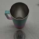 BJPKPK Insulated Coffee Mug with 2 Lids, 32oz Stainless Steel Insulated Tumbler with Handle, Double Wall Vacuum Coffee Cups, BPA Free Travel Mug for Coffee, Tea and Drinks, Marshmallow