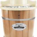 Elite Gourmet Maxi-Matic EIM-924L 4 quart Old Fashioned Electric Ice Cream Maker, Pine Bucket