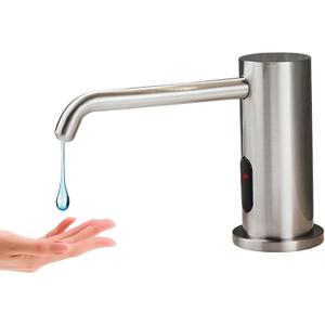 Automatic Liquid Soap Dispenser Touchless for Bathroom and Kitchen with 33.81oz/1000ml Upgraded Infrared Sensors Built in Sink Soap Dispenser for Smart Home