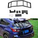 PIUGILH Roof Rack Tailgate Ladder, Rear Window Ladder Compatible with Subaru Crosstrek 2023 2024 Exterior Accessories, Black